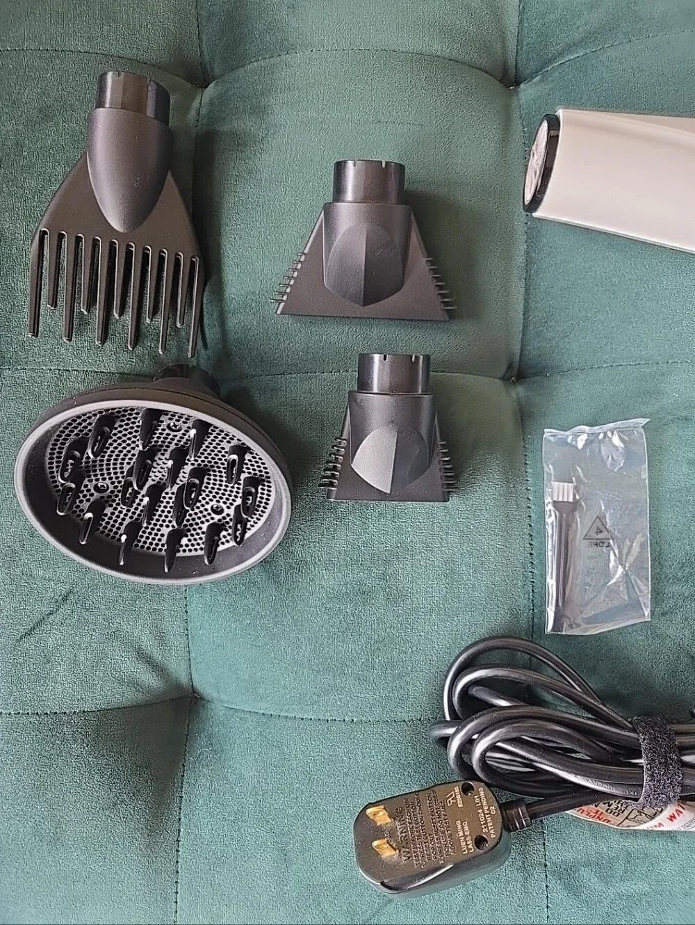BaBylissPRO Nano Titanium Dual Ionic Hair Dryer Gray BNT9100GY Limited Edition